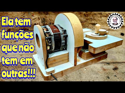 With a $10 motor, I made a sander that I wouldn't sell for a thousand reais!!! See how to make it...