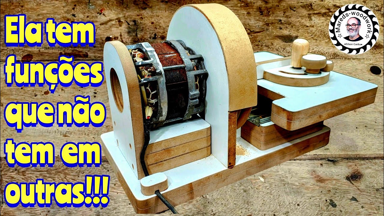 COM UM MOTOR DE 1O REAIS FIZ UMA LIXADEIRA QUE NÃO VENDO POR MIL!!! VEJA COMO FAZER!!! é fácil.