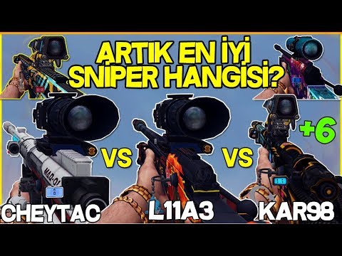 ARTIK ZULANIN EN İYİ SNİPERİ HANGİSİ?? +6 L115A3 VS +6 CHEYTAC VS +6 DSR1 VS +6 KAR98 VS +6 AWP ZULA