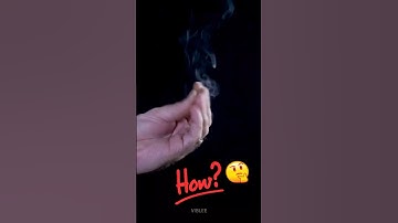 How to Make Smoke with Your Fingertips #shorts