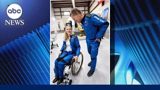 Blue Origin sends its first wheelchair user to space