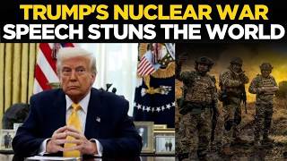   world War 3 In Trump Stunning Nuclear Warning Shocks World Iran Israel   Speech