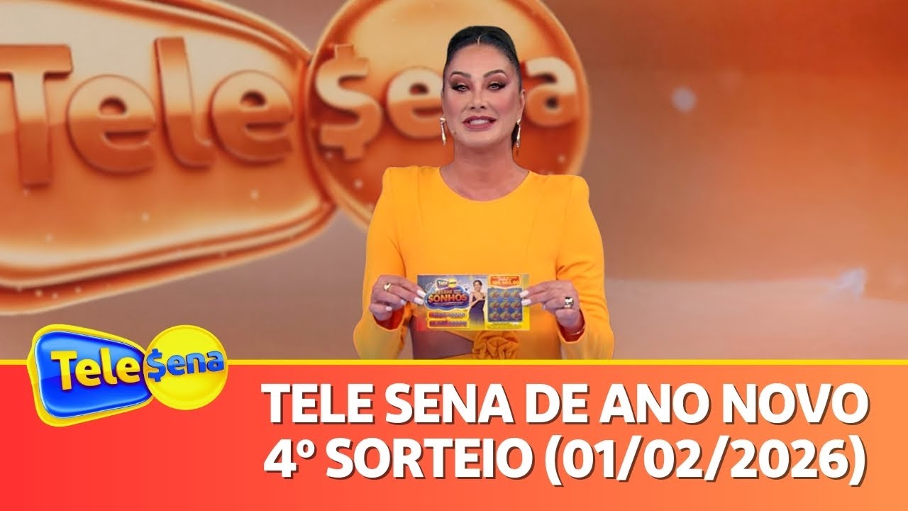 CONFIRA O 4º SORTEIO DA TELE SENA DE ANO NOVO 2026 (01/02/2026)