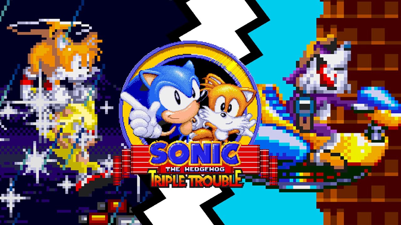 100% Complete Save File [Sonic Triple Trouble 16 bit] [Mods]