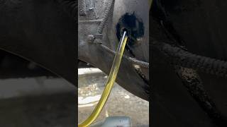 Fresh Differential Oil #repairs #mechanic #trucking #semi #volvo #automobile #truckdriver #trucker