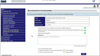 iPPS - MODULE 6.7 (Conversion to PhD Program)