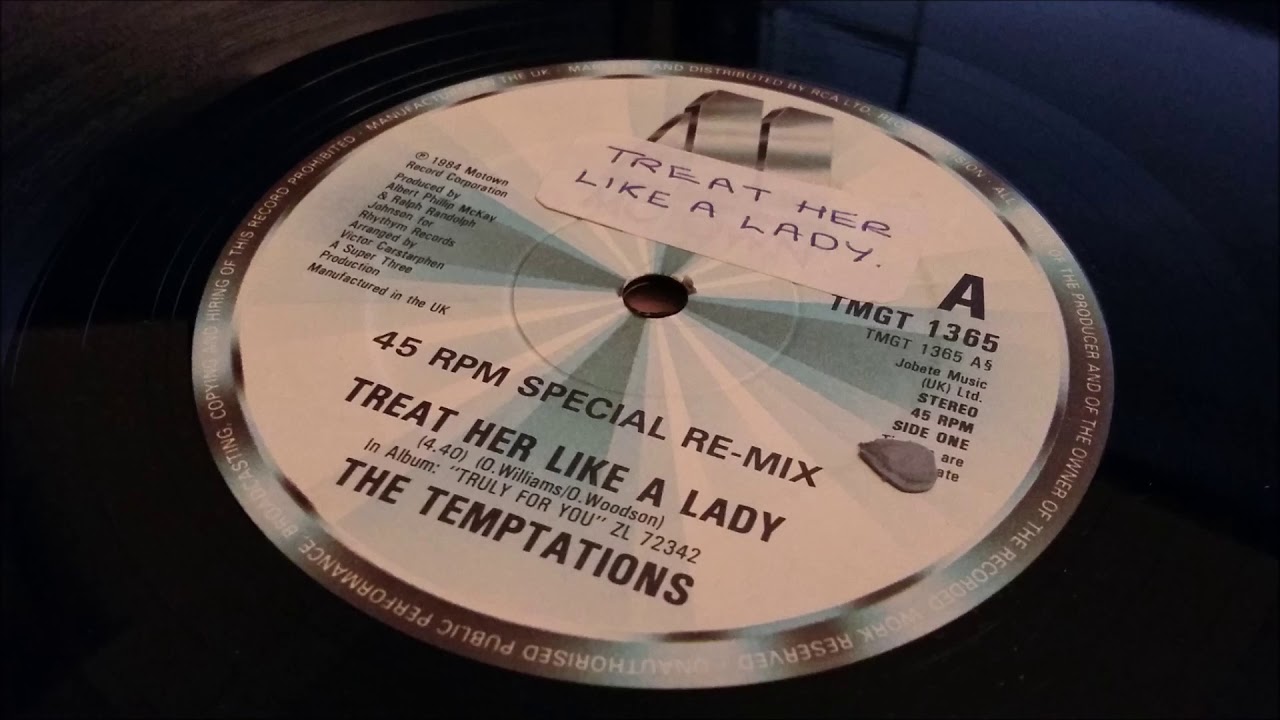 The Temptations - Treat Her Like A Lady (Special Re-Mix) 