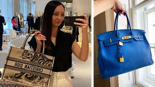 AMAZING NEW DIOR, YSL, LV, FENDI & BIRKIN Bags 🔥 LONDON LUXURY SHOPPING VLOG 2022