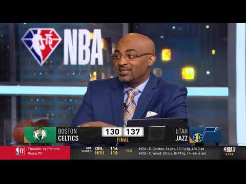 NBA GAMETIME | Dennis Scott HEATED Donovan Mitchell on fire 34 Pts to lead Jazz def. Celtics 137-130 - NBA GAMETIME | Dennis Scott HEATED Donovan Mitchell on fire 34 Pts to lead Jazz def. Celtics 137-130