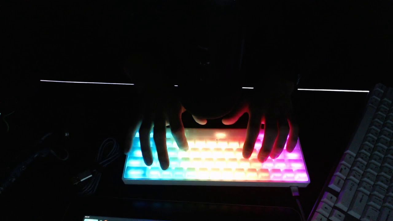 Even more crazy RGB keyboard sound test [ASMR] - YouTube