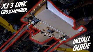 How To Install Ruffstuff Crossmember 3 Link For Jeep Xj