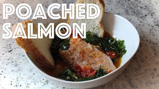 One-pot Poached Salmon with Garlicky Tomatoes | Man Who Eats
