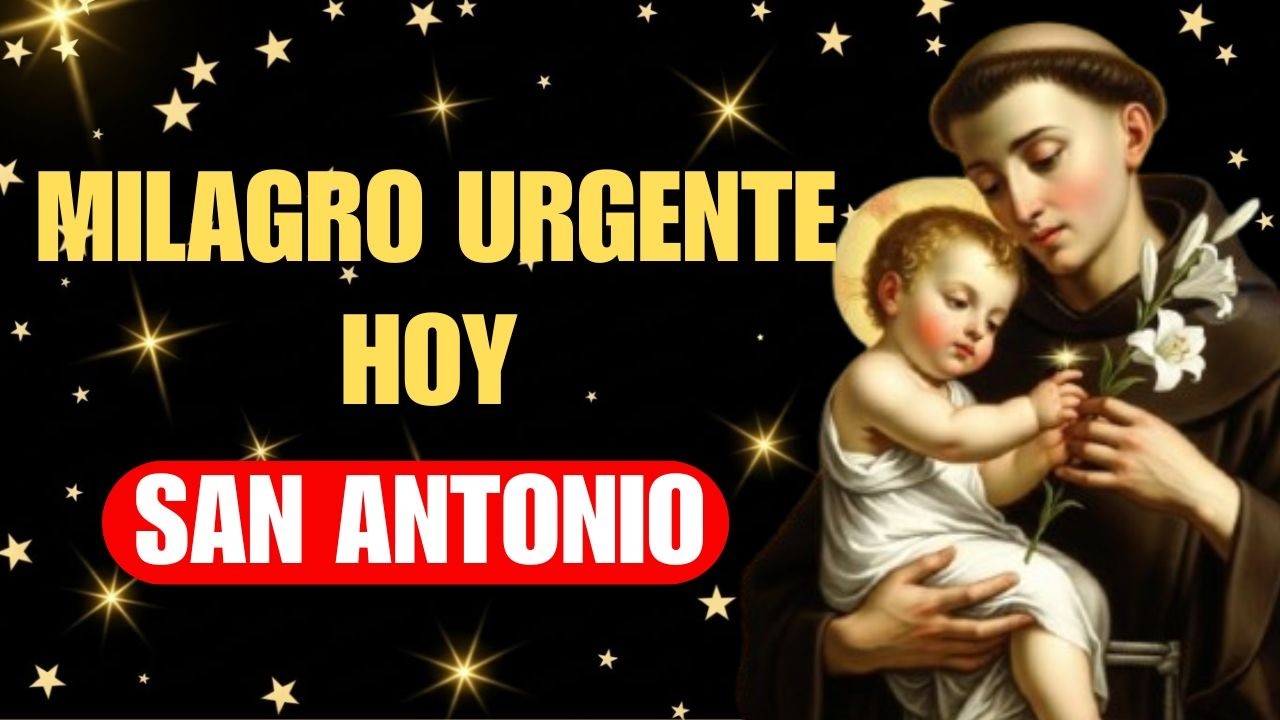 ORACIÓN PODEROSA A SAN ANTONIO DE PADUA: Milagro y Respuesta Urgente HOY ✨