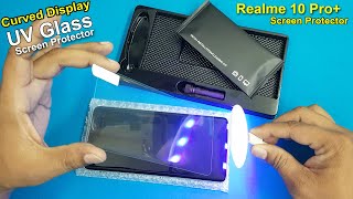 How To Use UV Curved Glass | UV Light Liquid full Glass For Realme 10 Pro+ | How to Apply UV Glass screenshot 3