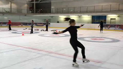 ice skating video Paula