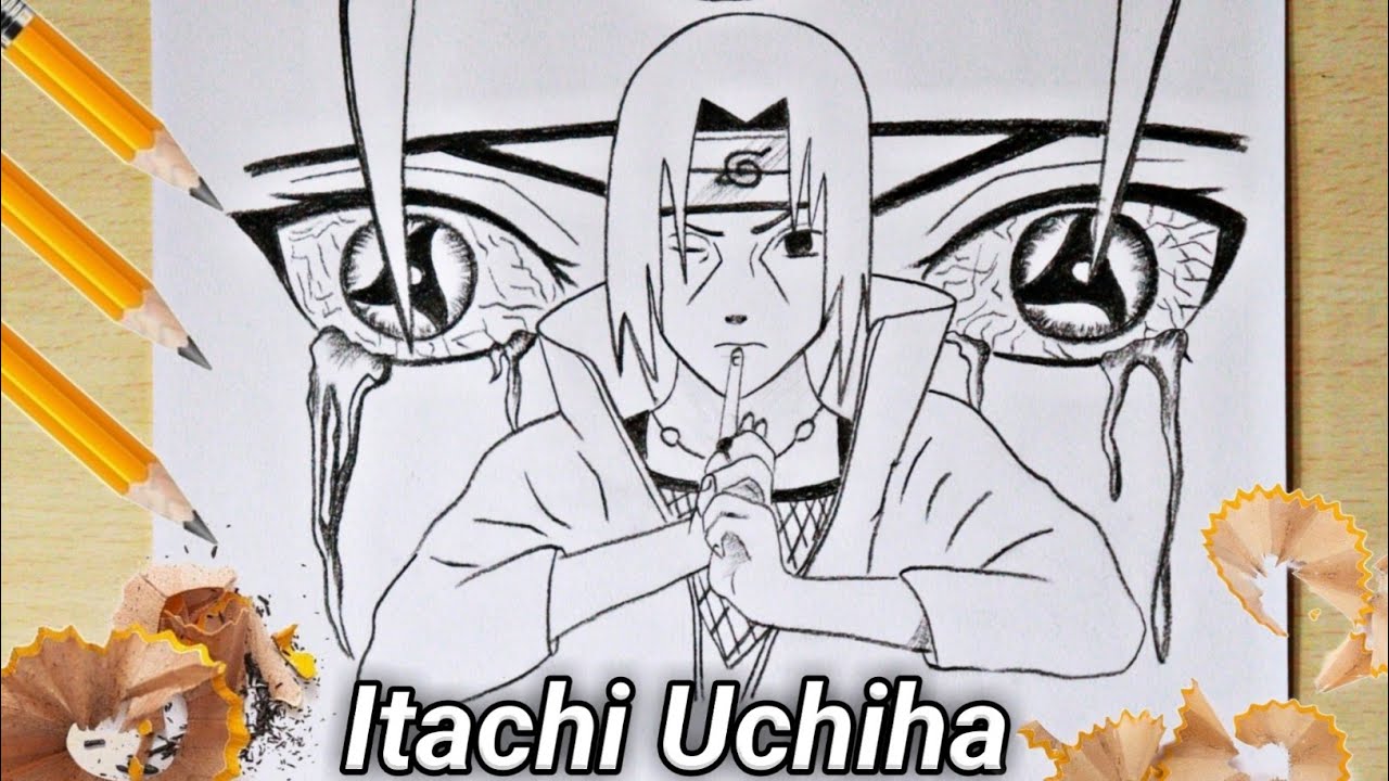 How to Draw Itachi Uchiha - Really Easy Drawing Tutorial