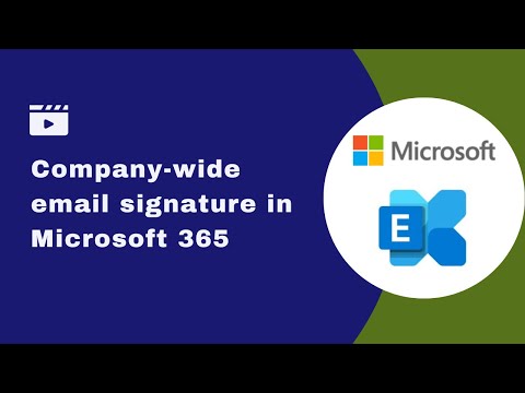 Setting up the perfect company email signature in Microsoft 365