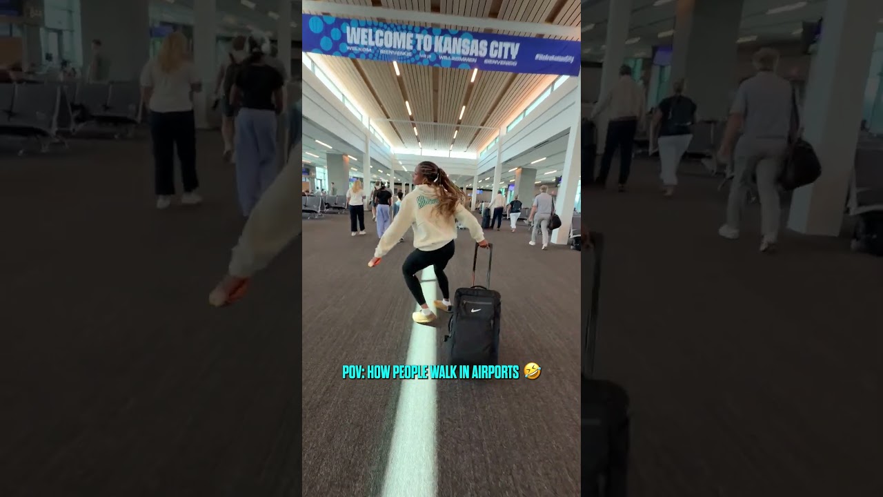 Love experiencing someone’s first day on earth 😅 #funny #airport #travel #trend #kansascity