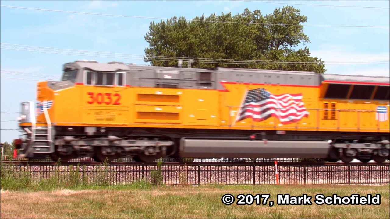 Union Pacific Executive Train, Springfield, Illinois, 7/20/17 YouTube