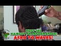 MUST SEE 360 Waves Haircut Transformation! End of 19 Week Wolf | Afro to Waves