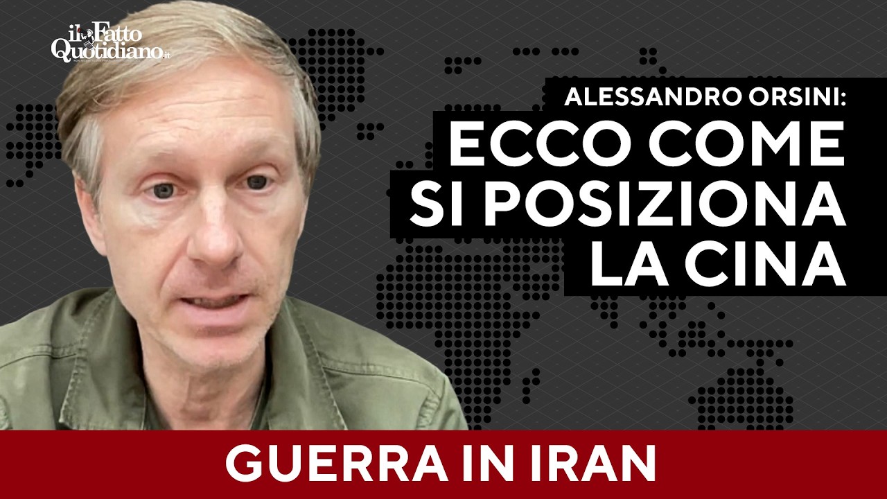 Guerra in Iran, Orsini spiega come si posiziona la Cina
