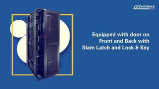 NRSe600 series | Closed high-density server racks | Netrack India