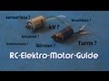 RC Elektro Motor Info - Brushed, Brushless, kV, Turns, sensored, sensorless...  - Darconizer RC