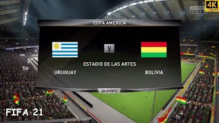 Uruguay vs Bolivia || Copa America 2021 || Match Prediction || FIFA 21
