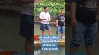 Ketika Azis Gagap Mancing  kolamikan azisgagap