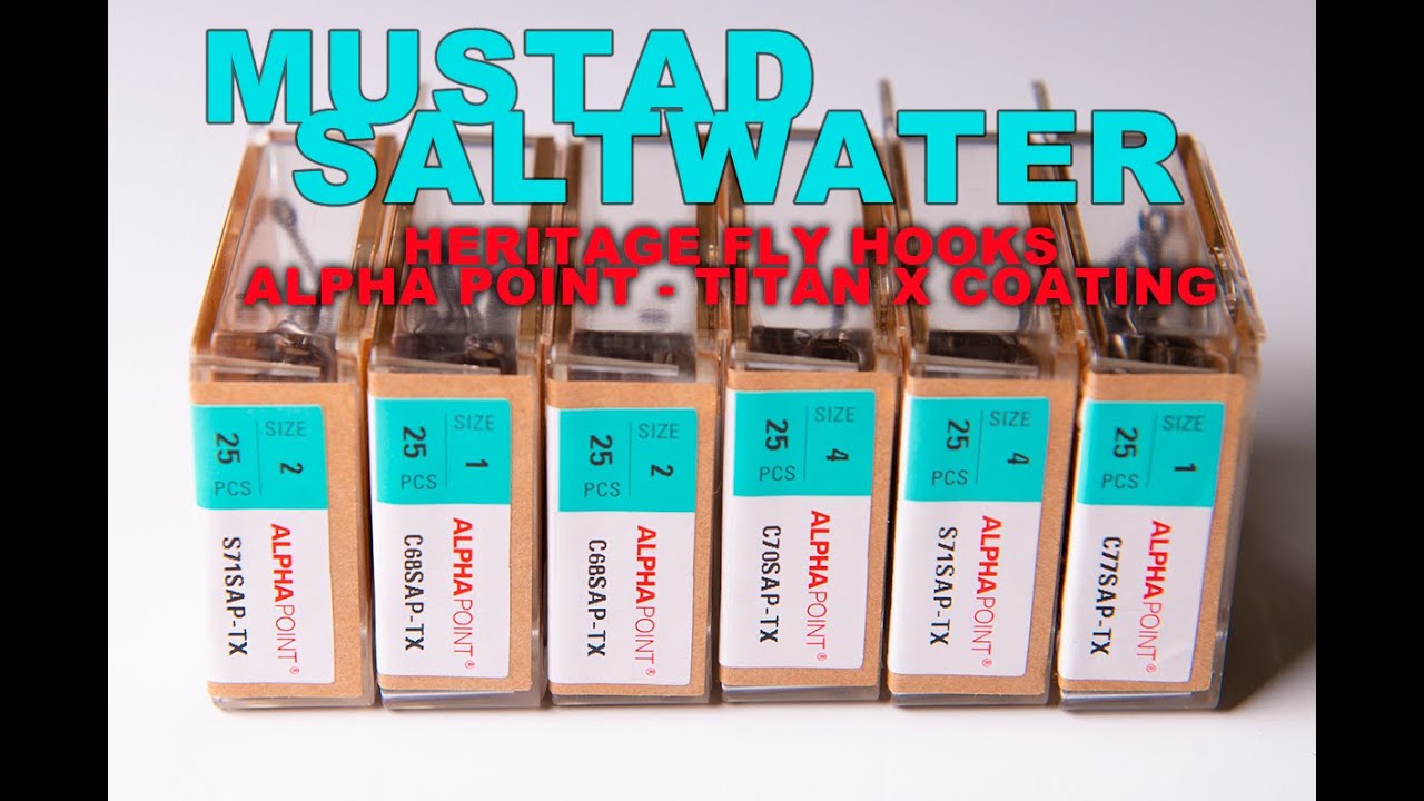 Mustad Heritage Saltwater Fly Hooks & Loon UV Fly Tying Resin 