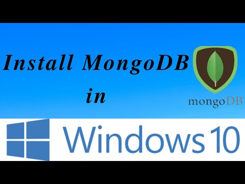 Install MongoDB in Windows and setup MongoDB Atlas