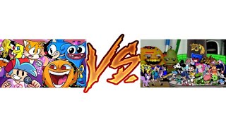 Hornstromp Toons Vs Neironx Sliced But Everyone Sings It Fnf Battle