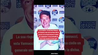 Renzi mi dice vota Vannacci