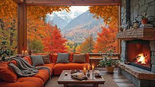 Maple Leaf Jazz 🍁 Smooth Autumn Jazz Music | Relaxing Cafe Ambience with Beautiful Fall Colors screenshot 3