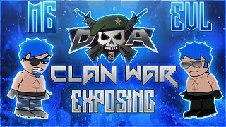 CLAN WAR: MIGHTY6 vs EVL (Exposing?) [Doodle Army 2: Mini Militia] screenshot 4