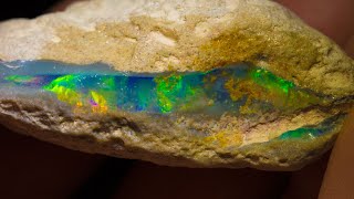 The rollercoaster of a high-risk rough opal piece