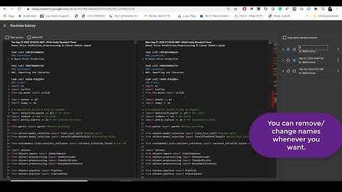 Version Control in Colab | Managing & Restoring versions | Colab Features | Python | Code Smart