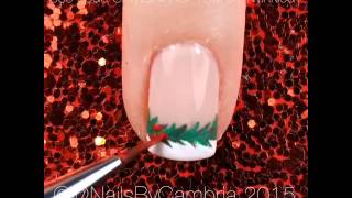 Новогодний маникюр | Christmas nail art tutorial