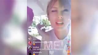 Taylor swift's full instagram live stream for those of you who missed.