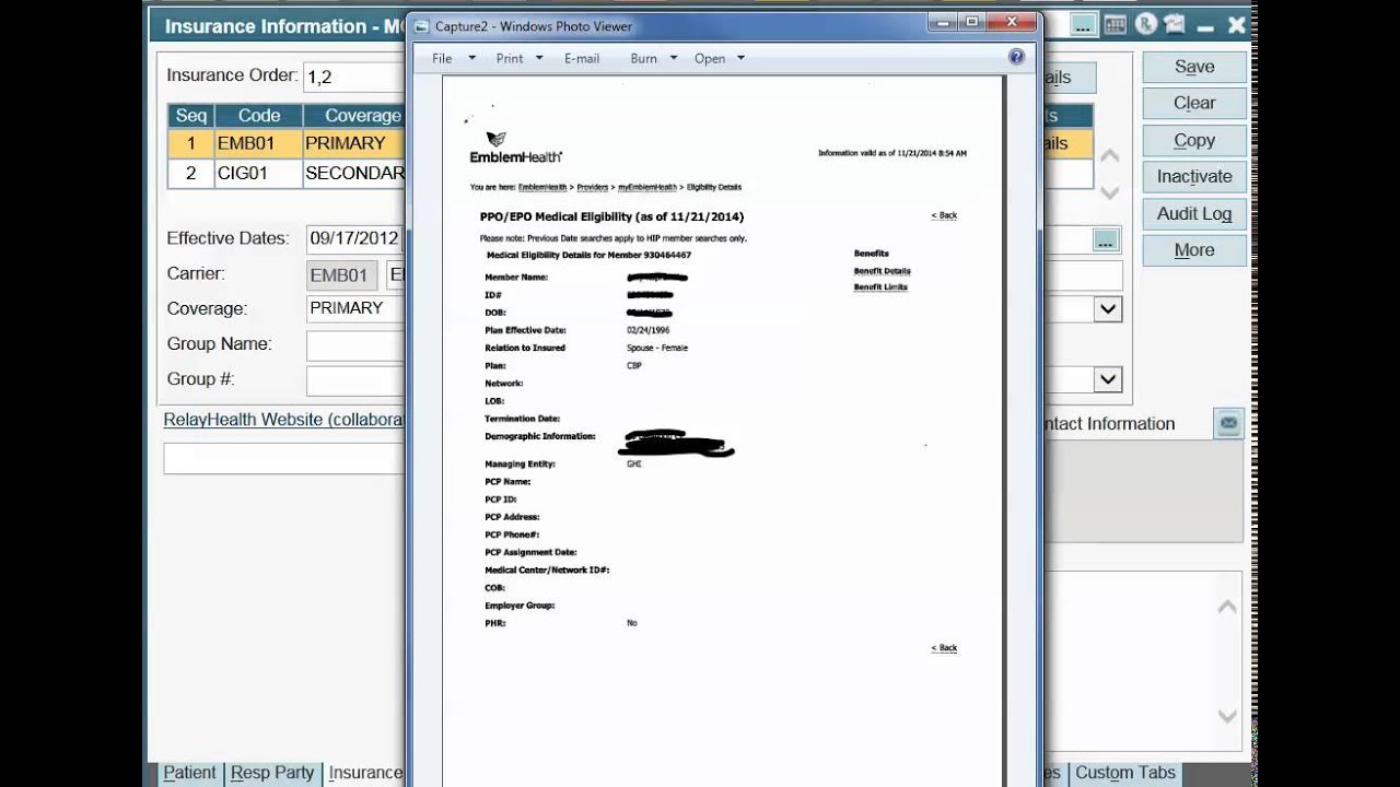 AdvancedMD - 18. Eligibility Issues