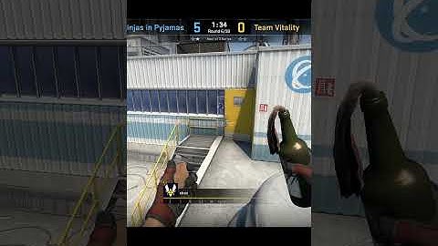 Vitality shox Mustang Molly on Nuke CS:GO #Shorts