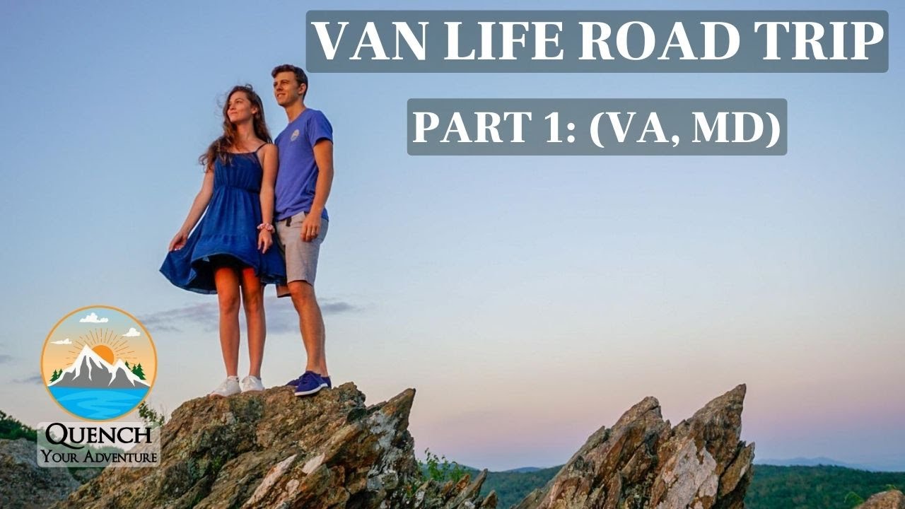 VAN LIFE ROAD TRIP ADVENTURE | Part 1: Virginia & Maryland | Converted Ford Transit Connect