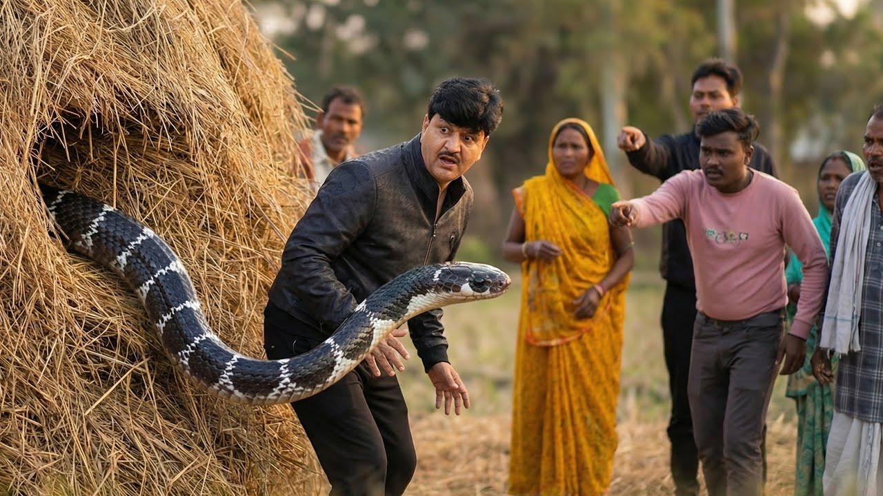पुआल के ढेर में छुपा था भारत का सबसे जहरीला साँप! Rescued one of the most venomous snake of India.