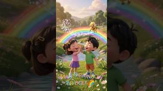 🌈 The Magic Rainbow Bridge 🌉 | Fun Kids Cartoon Story | #Shorts