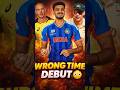 Wrong Time Par Debut Karne Wale Players 😱 | Cricket Facts | Cric point | #trending #viral