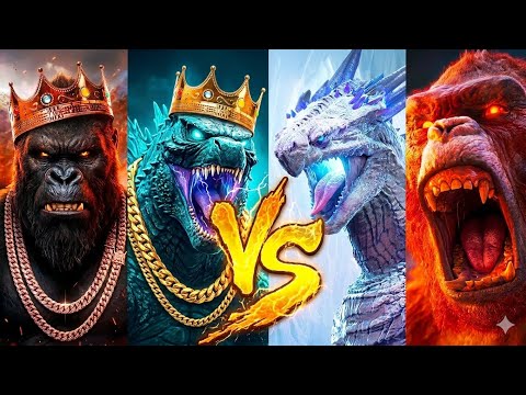 GODZILLA Y KING KONG VS SCAR KING Y SHIMO || MCPLAY
