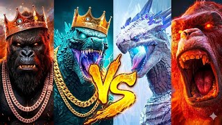 GODZILLA Y KING KONG VS. SKAR KING Y SHIMO || MCPLAY