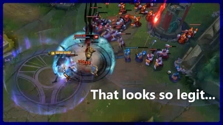 Yasuo ulting INFINITELY in Practice Tool