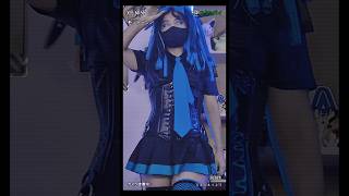 CYBER INDUSTRIAL DANCE | Outfit inspired by Hatsune Miku 💙 #cybergoth #industrialdance #hatsunemiku