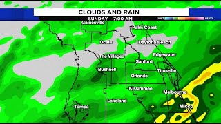 Unsettled stretch of weather returns to Central Florida for Thanksgiving week